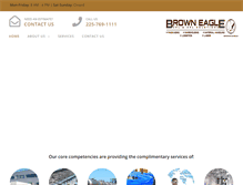 Tablet Screenshot of browneagle.com